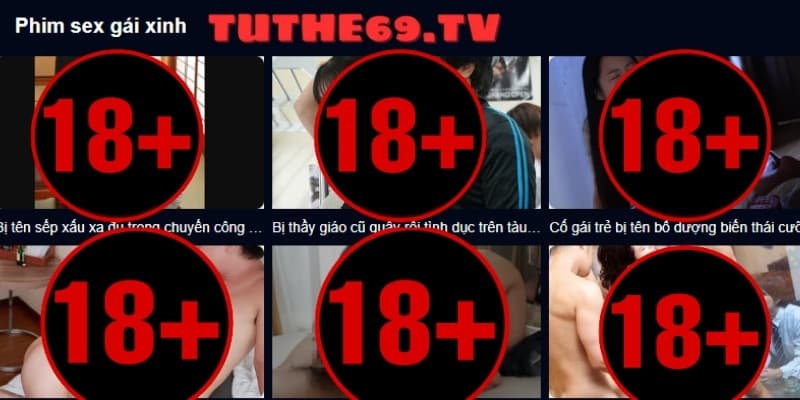 Trang web tuthe69 chỉ dành cho người 18 tuổi trở lên